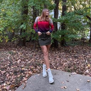 American Eagle Lace-Up Lug Boot